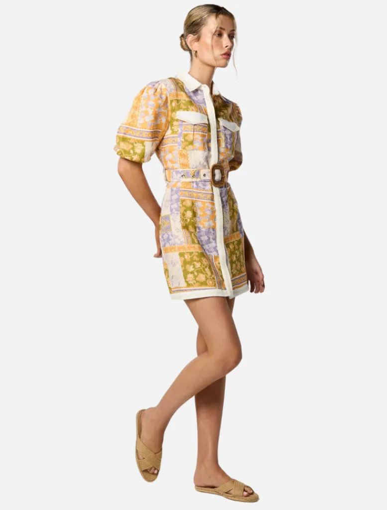 Billie Button Up Short Dress -*Winona New